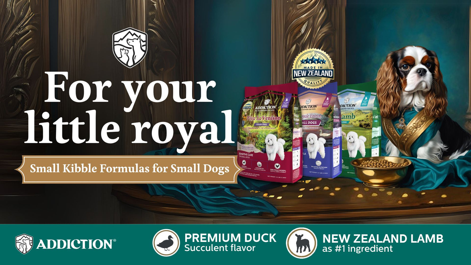 A New Crown for Your Little Royal: Introducing the Small Dog Breed Formula - Addiction Singapore