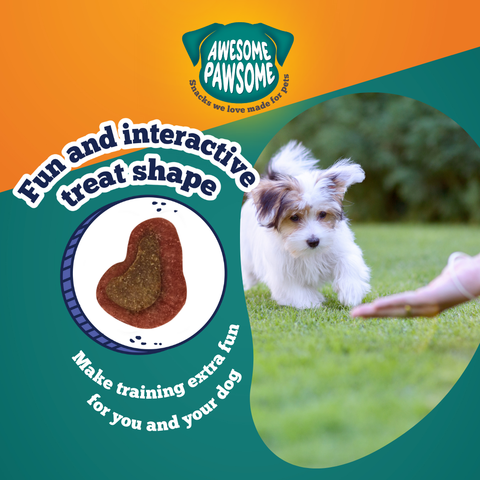 Awesome Pawsome All Natural Dog Treats Beefy Bites Recipe 85g