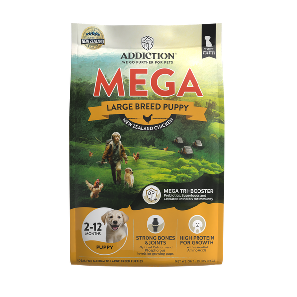 Addiction Mega Chicken – Large Breed Puppy 9 kg