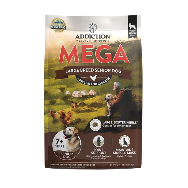 Addiction Mega Chicken – Large Breed Senior 15 kg