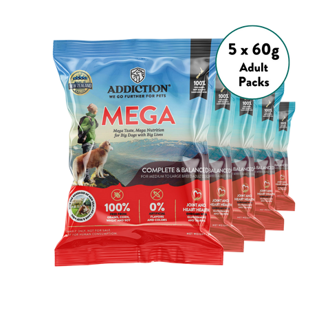 [Dog Trial Pack Bundle] Mega Grain-Free Dry Food 60g