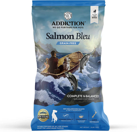 Addiction Salmon Bleu Dry Dog Food 1.8 kg, 9kg, 15kg