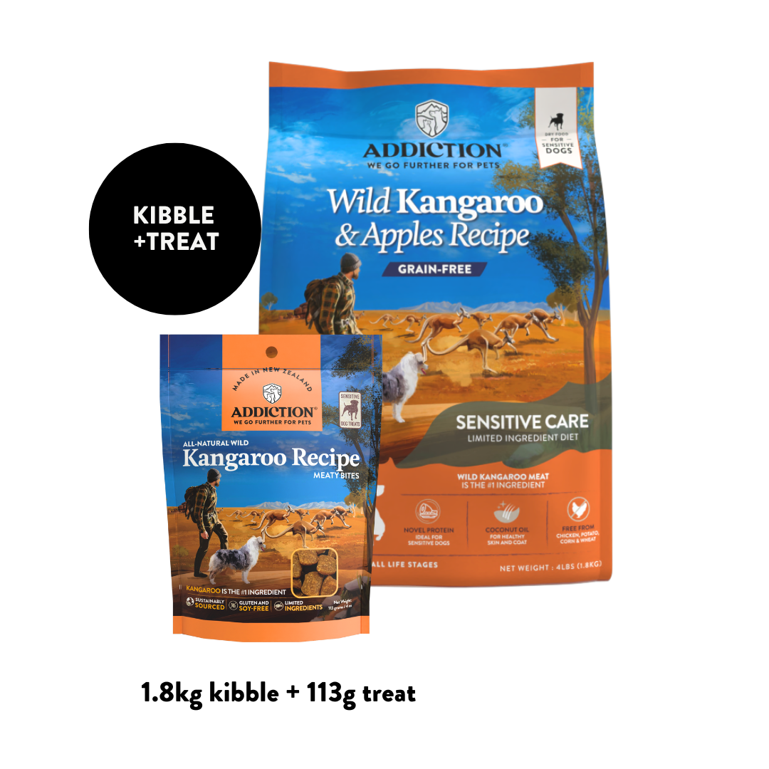 Wild Kangaroo Dry & Treat Bundle - 1.8kg Dry & 113g Treat
