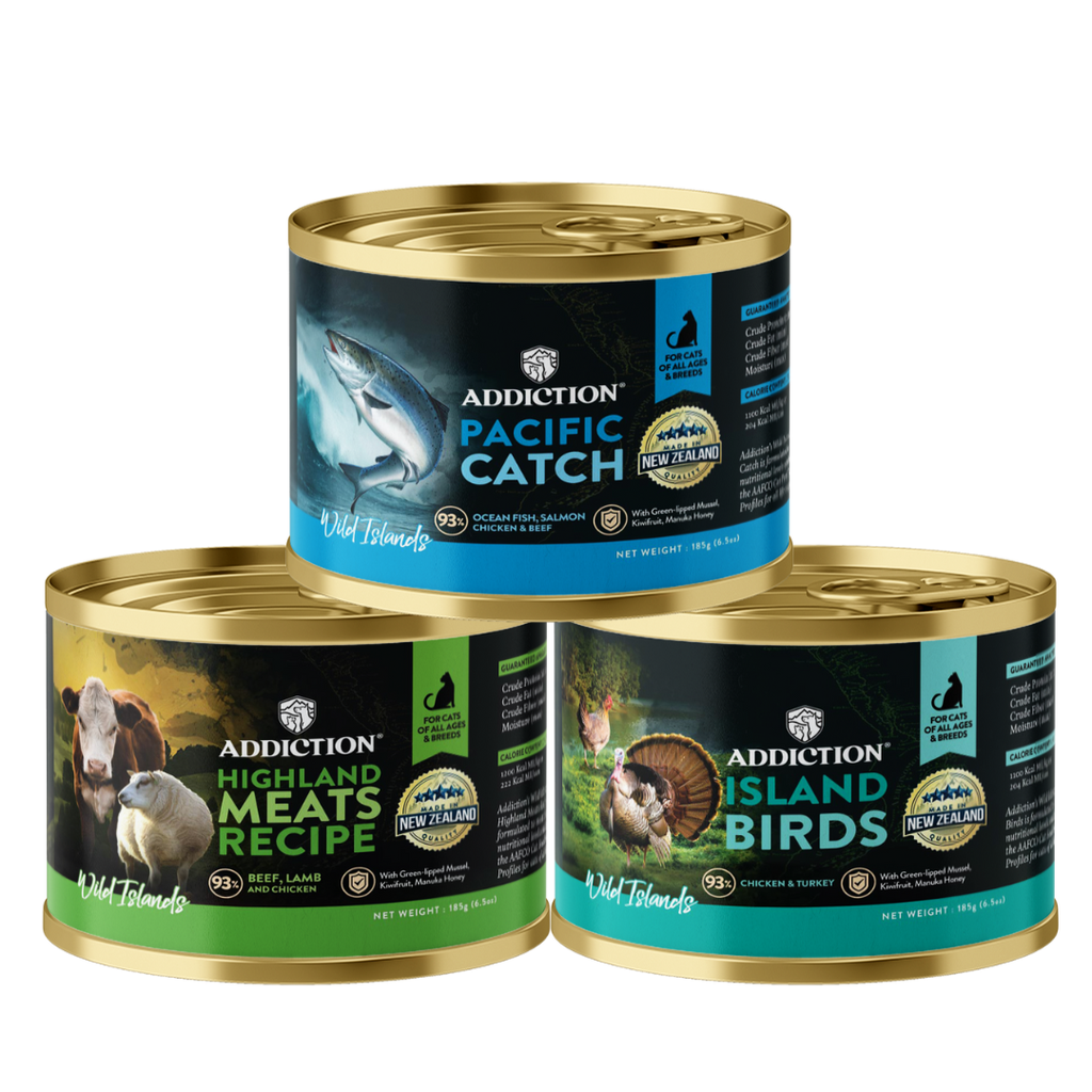 [Bundle of 3] Wild Islands Canned Cat Food Variety Pack 3 x 185g