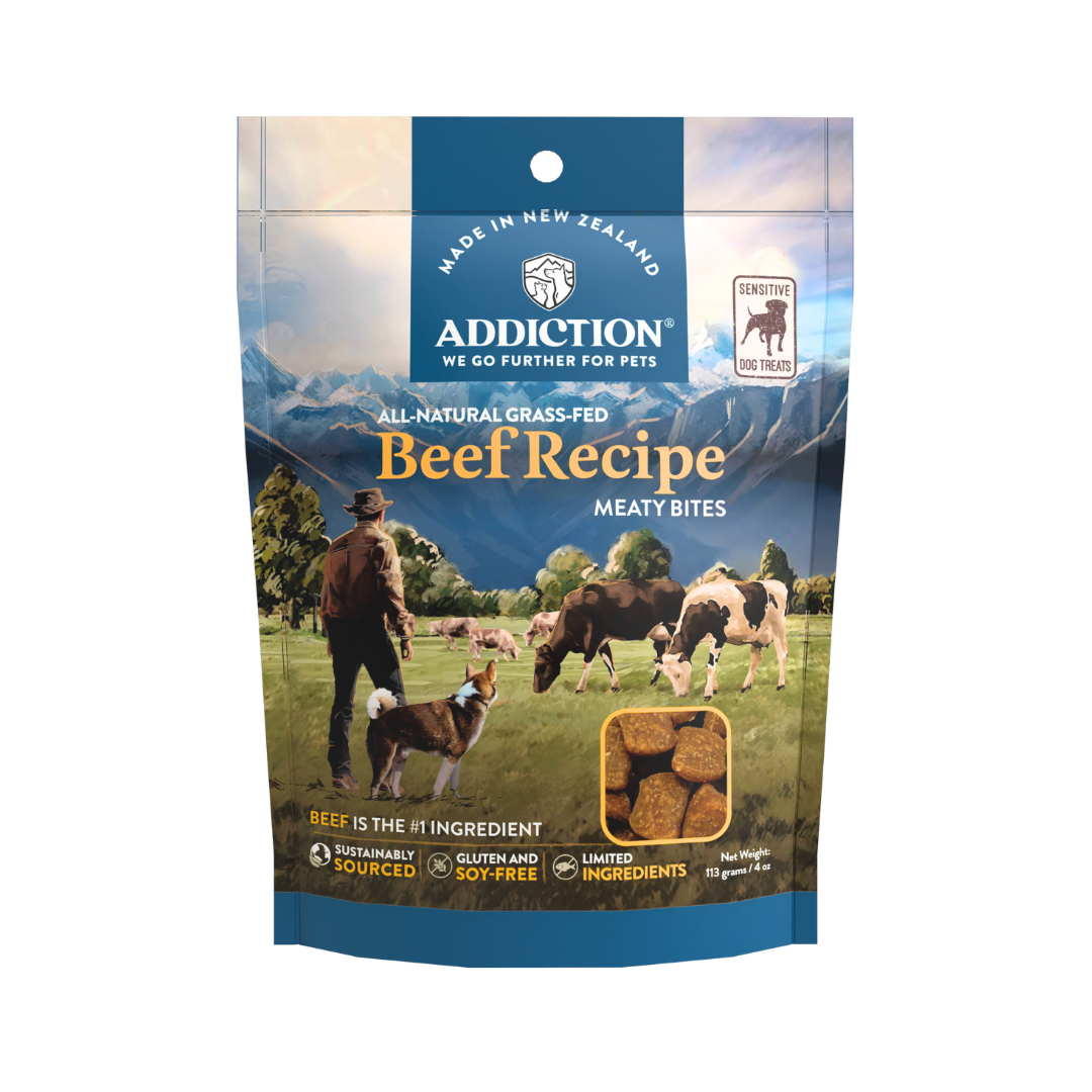 Beef Meaty Bites - Hypoallergenic Dog Treats 113g