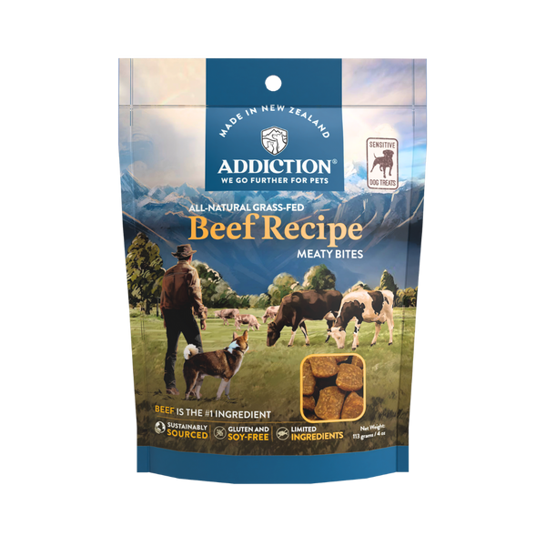 Beef Meaty Bites - Hypoallergenic Dog Treats 113g