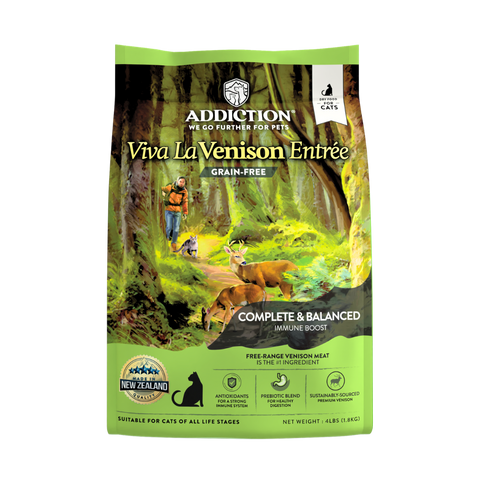 Viva La Venison Dry Cat Food 1.8kg, 4.5kg