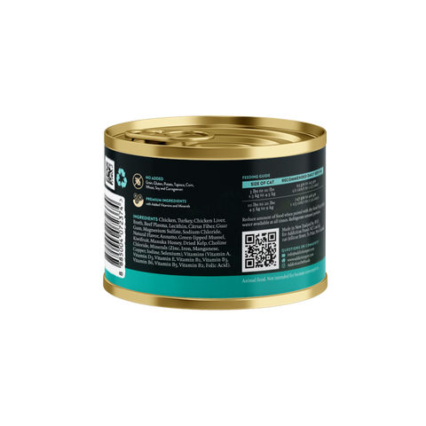 Wild Islands Bird NZ Duck, Turkey & Chicken Canned Cat Food 185g