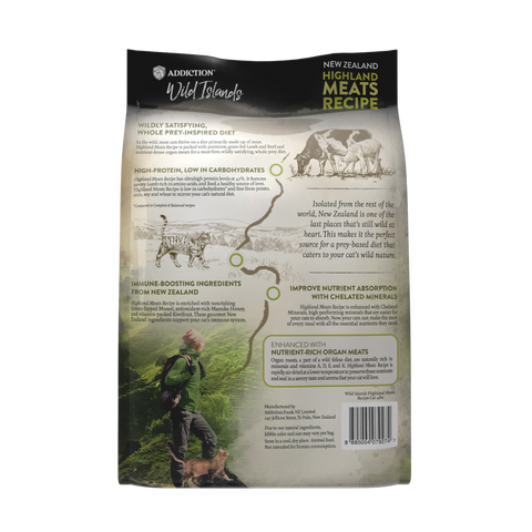 Wild Islands Highland Meats Beef & Lamb Dry Cat Food 1.8kg, 4.5kg