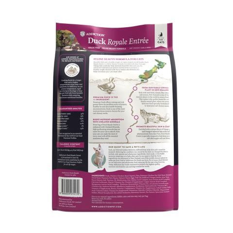 Duck Royale Dry Cat Food 1.8kg, 4.5kg