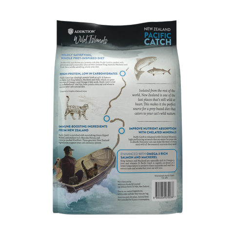 Wild Islands Pacific Catch NZ King Salmon Dry Cat Food - Info.