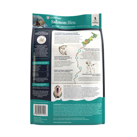 Salmon Bleu Puppy Dry Dog Food 1.8kg, 9kg