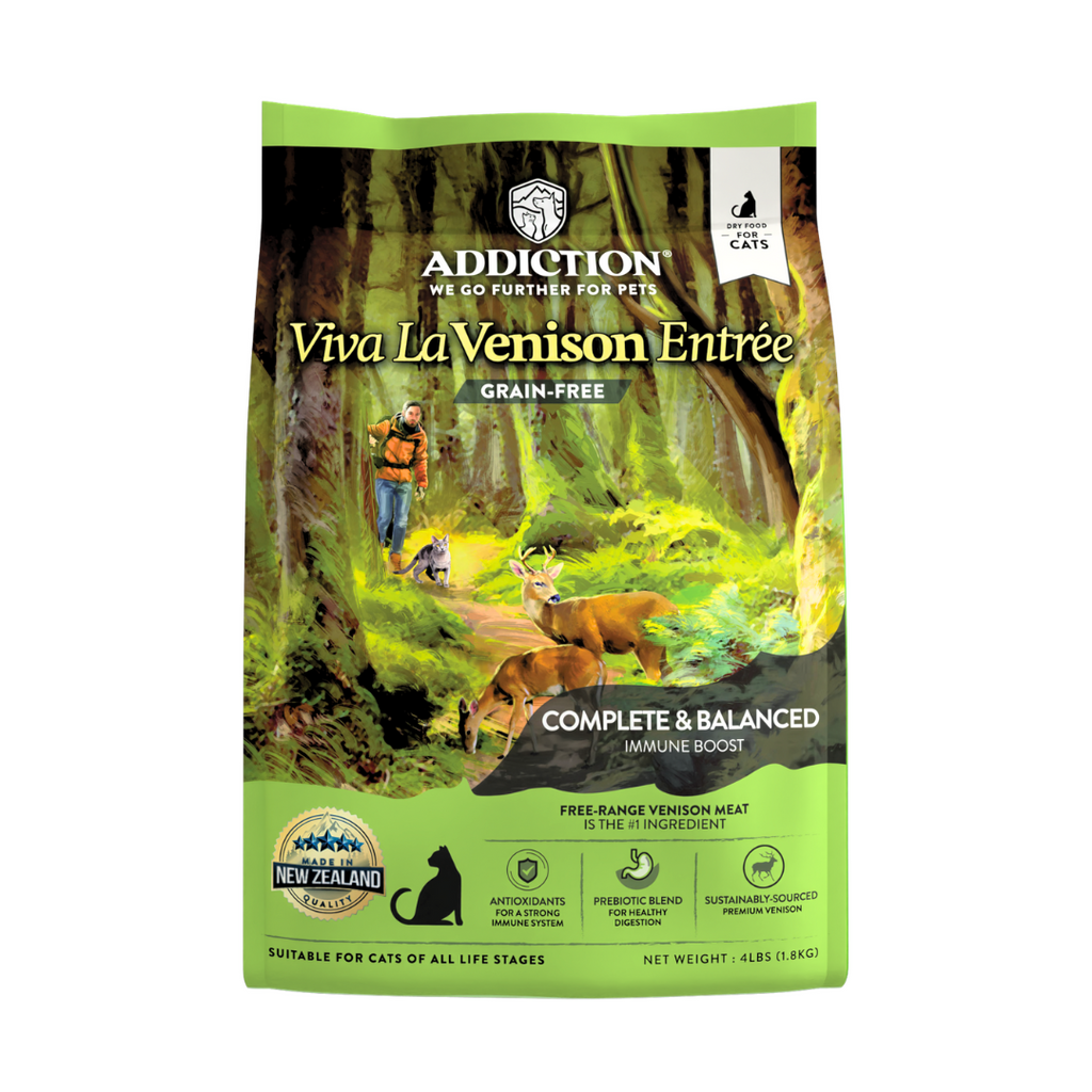 Addiction Viva La Venison Dry Cat Food 1.8kg, 4.5kg