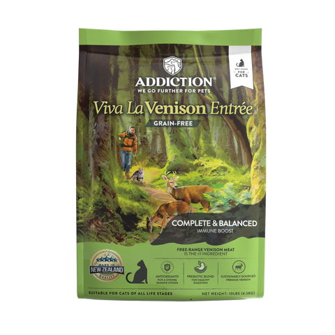 Viva La Venison Dry Cat Food 1.8kg, 4.5kg