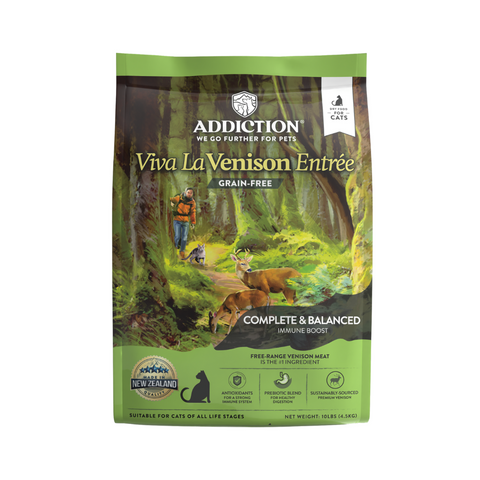 Addiction Viva La Venison Dry Cat Food 1.8kg, 4.5kg