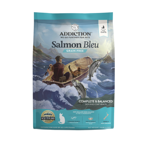 Salmon Bleu Dry Cat Food 1.8kg, 4.5kg