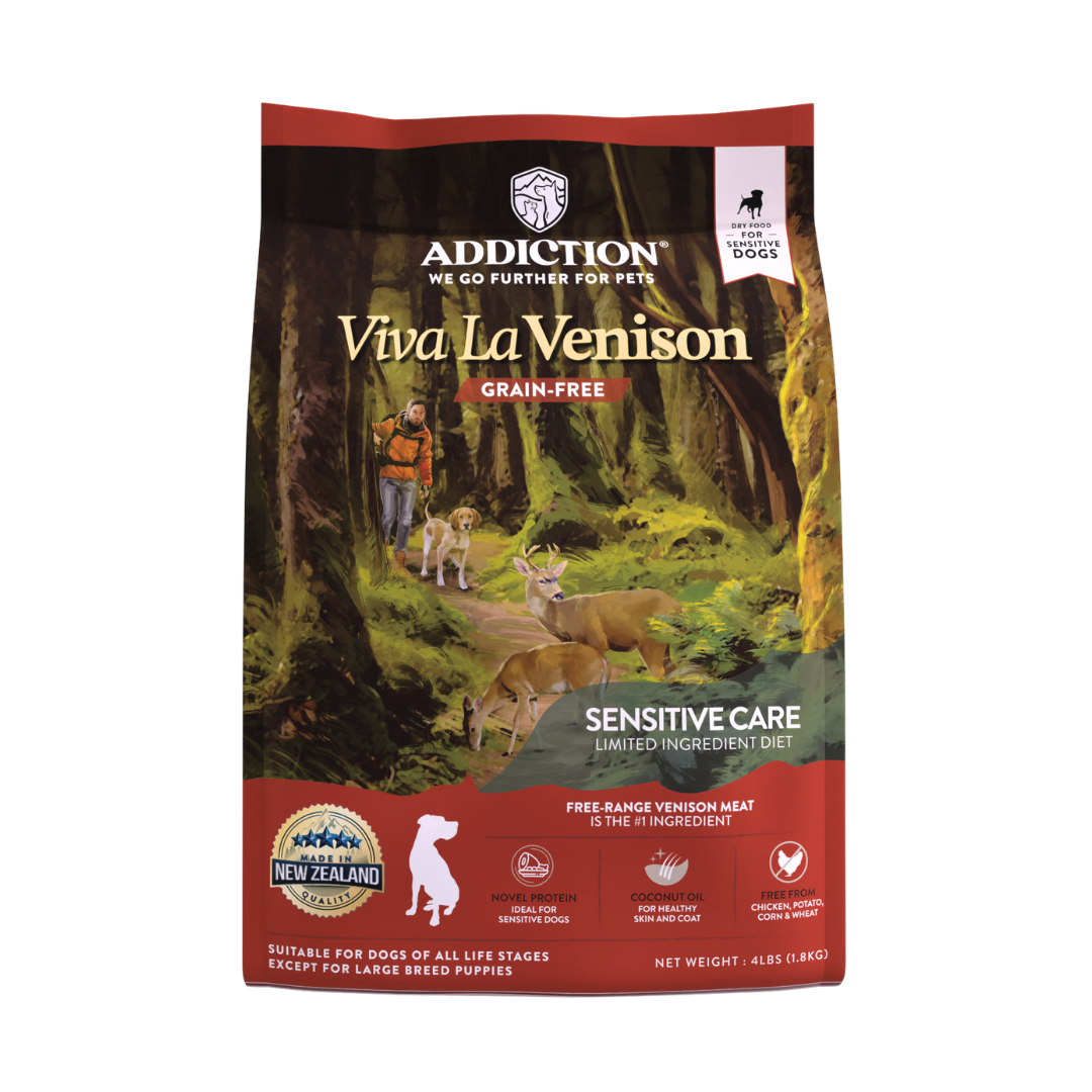 Viva La Venison Dry Dog Food 1.8kg, 9kg