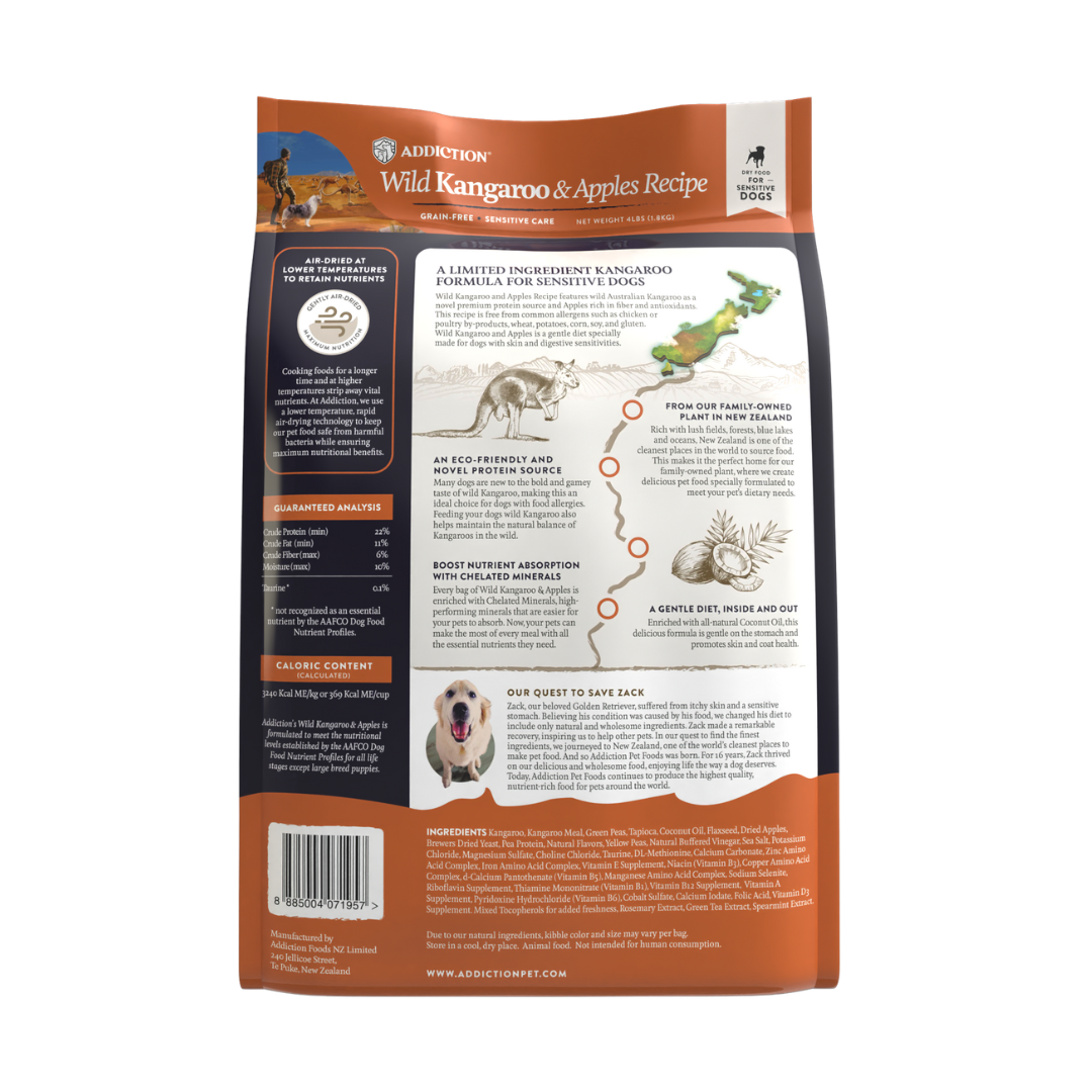 Wild Kangaroo Dry & Treats Starter Bundle - 1.8kg Dry, 910g Topper & 113g Treat
