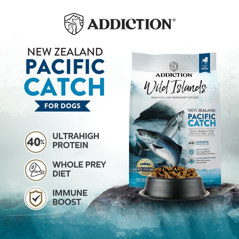 Wild Islands Pacific Catch Premium King Salmon, Mackerel & Hoki Dry Dog Food