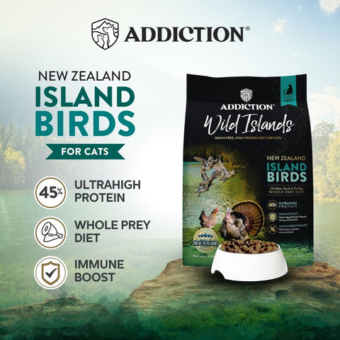 [Trial Pack] Wild Islands Island Bird Premium Duck, Turkey & Chicken Dry Cat Food 60g