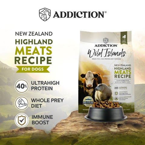 [Trial Pack] Wild Islands Highland Meats Grass-Fed Beef & Lamb Recipe Dry Dog Food 60g