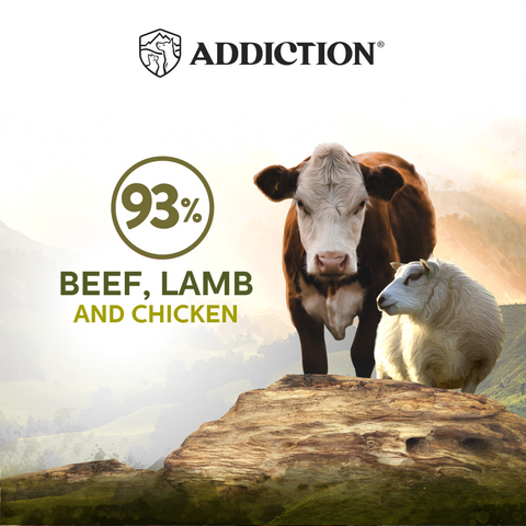 [M]Addiction Wild Islands Highland Meats Lamb & Beef High-Meat, Organ Meat Canned Cat Food 185 gm