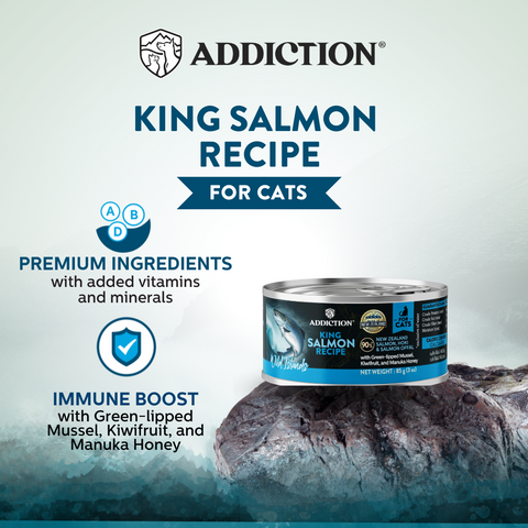Wild Islands King Salmon Wet Cat Food 85g