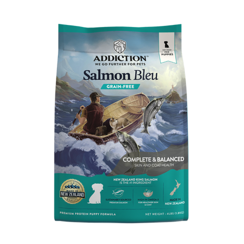 Salmon Bleu Puppy Dry Dog Food 1.8kg, 9kg