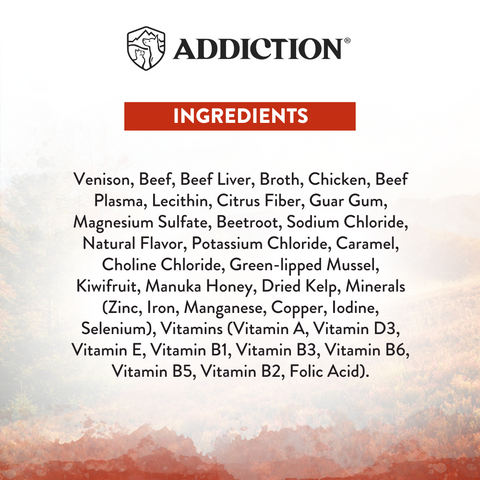 [M]Addiction Wild Islands Forest Meat Venison & Beef High-Meat, Organ Meat Canned Cat Food 185 gm