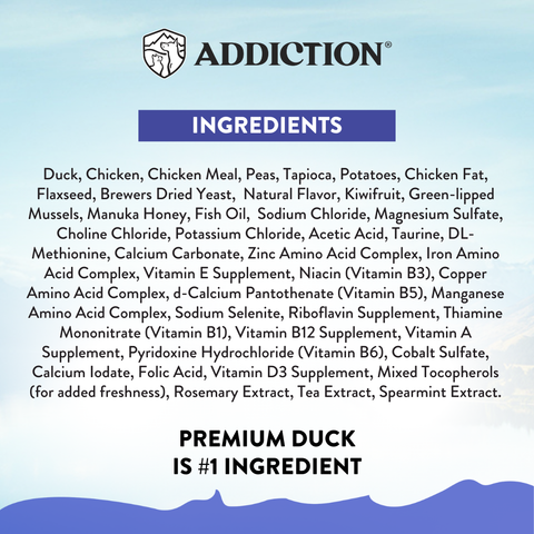 Addiction Duck Royale Entrée (for Small Dogs) 1.5 kg