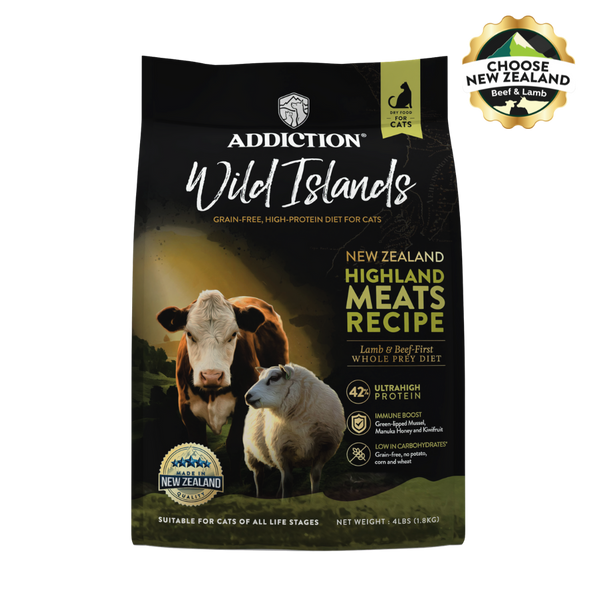 Wild Islands Highland Meats Beef & Lamb Dry Cat Food 1.8kg, 4.5kg
