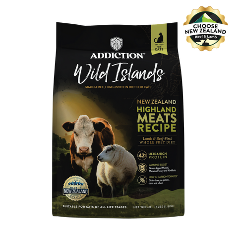 Wild Islands Highland Meats Beef & Lamb Dry Cat Food 1.8kg, 4.5kg