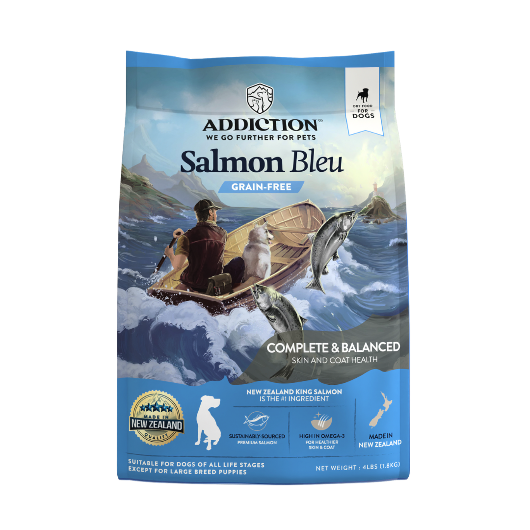 Salmon Bleu Dry Dog Food 1.8kg, 9kg