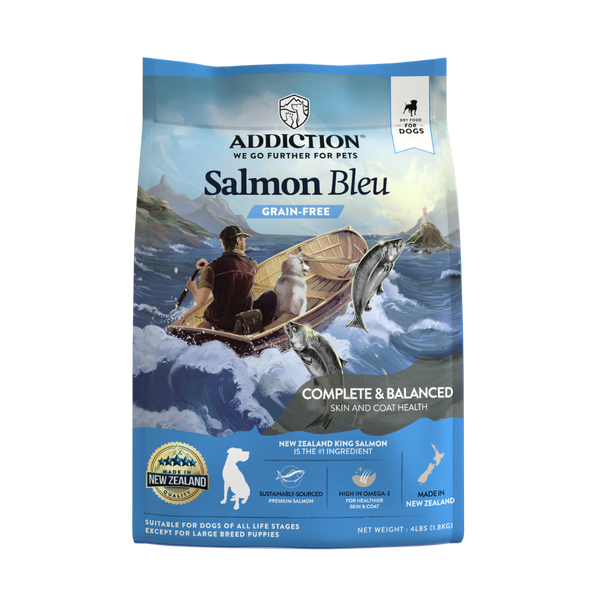 Salmon Bleu Dry Dog Food 1.8kg, 9kg