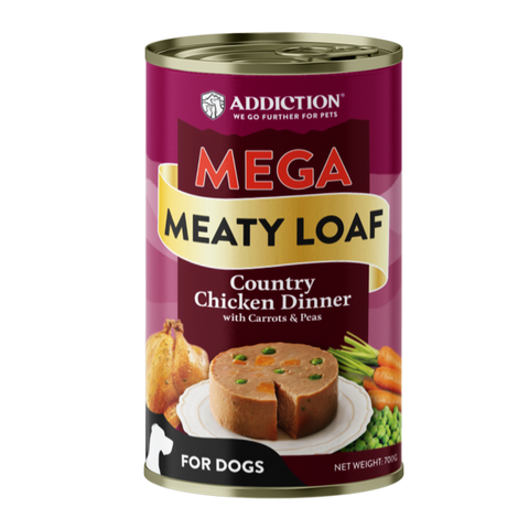 Mega Country Chicken Meaty Loaf Wet Dog Food 700g