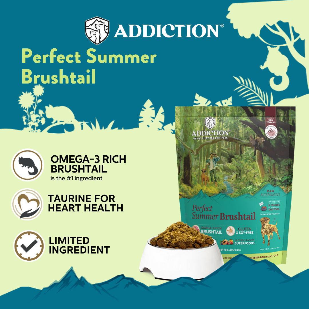 Perfect Summer Brushtail Air-Dried Dog Food 910g