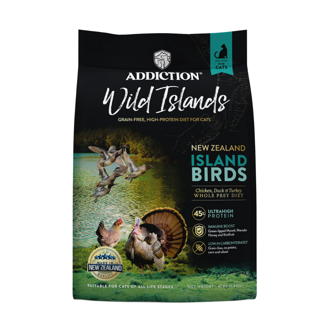 Wild Islands Island Bird Premium Duck, Turkey & Chicken Dry Cat Food 1.8kg, 4.5kg