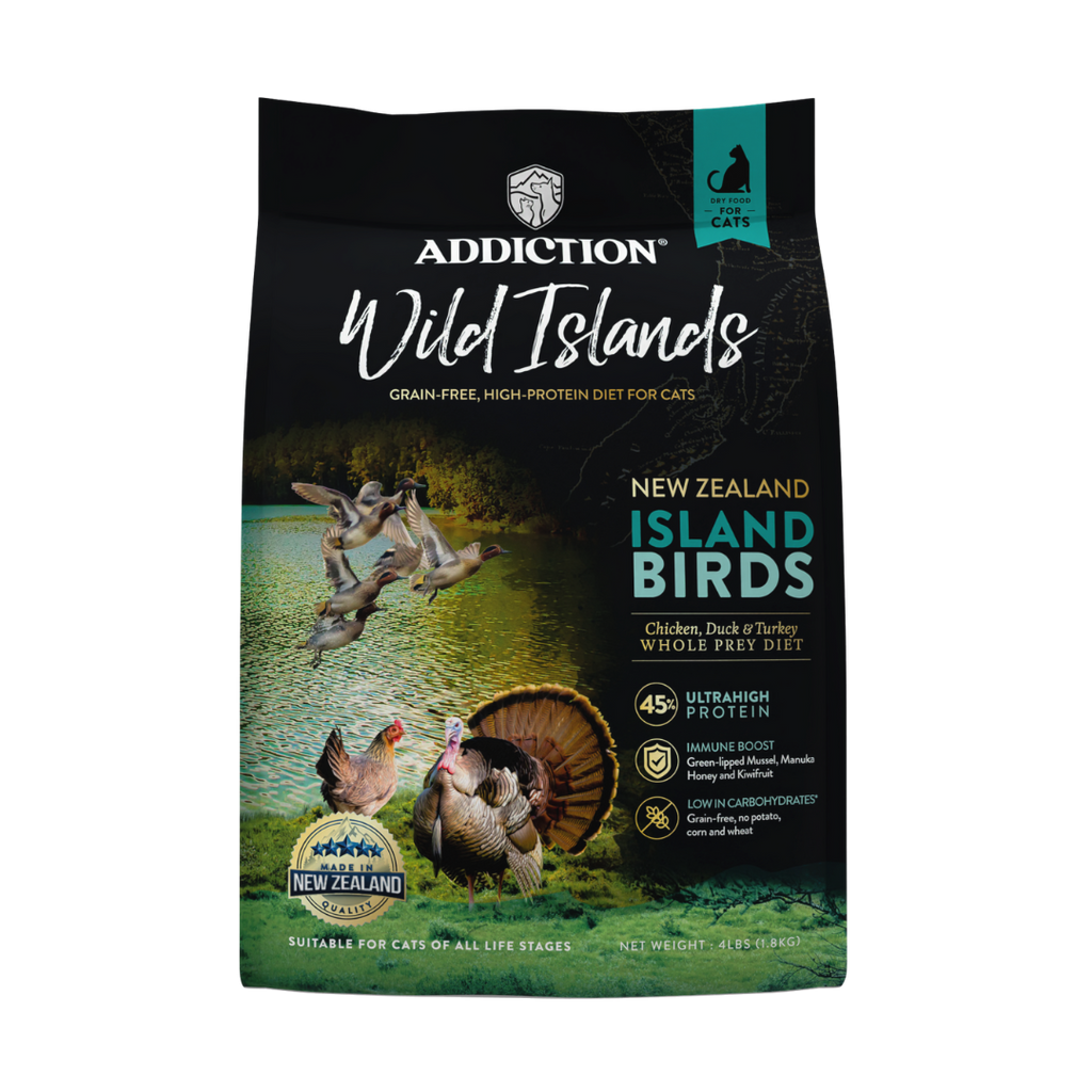 Wild Islands Island Bird Premium Duck, Turkey & Chicken Dry Cat Food 1.8kg, 4.5kg