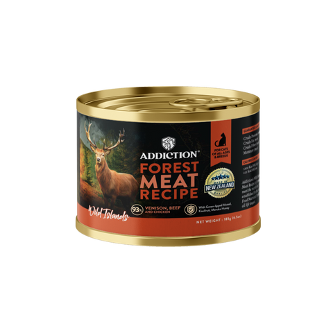 [M]Addiction Wild Islands Forest Meat Venison & Beef High-Meat, Organ Meat Canned Cat Food 185 gm