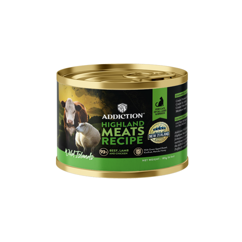 [M]Addiction Wild Islands Highland Meats Lamb & Beef High-Meat, Organ Meat Canned Cat Food 185 gm