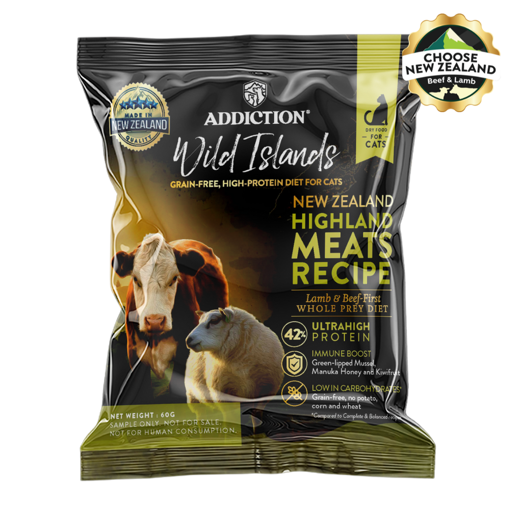 [Trial Pack] Wild Islands Highland Meats Grass-Fed Beef & Lamb Recipe Dry Cat Food