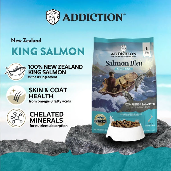 [Cat Trial Pack Bundle] Salmon Bleu Dry Food 60g