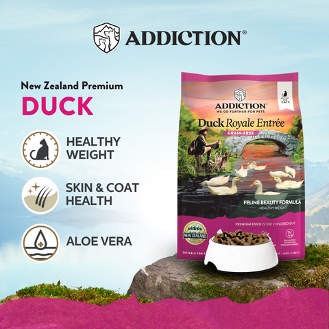 Addiction Duck Royale Dry Cat Food 1.8kg, 4.5kg