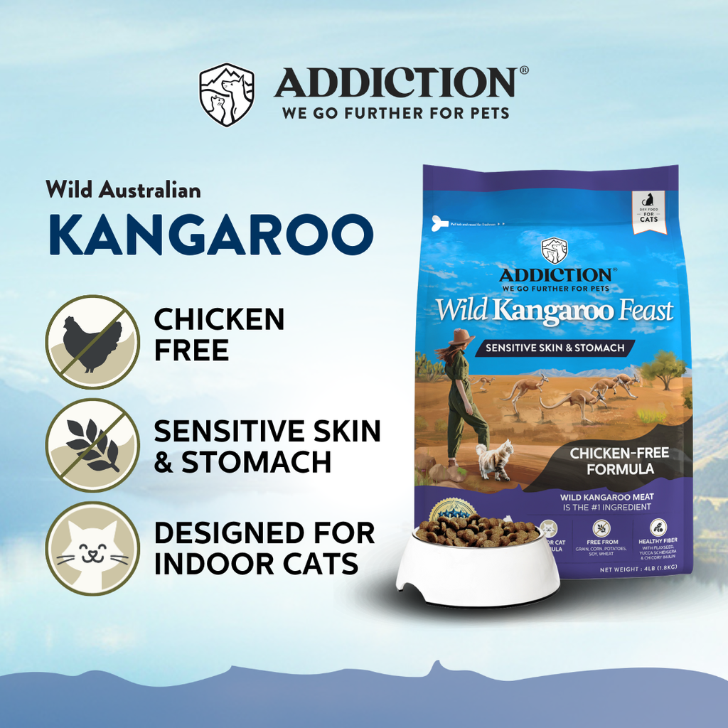 [NEW] Wild Australian Kangaroo Dry Cat Food 1.8kg
