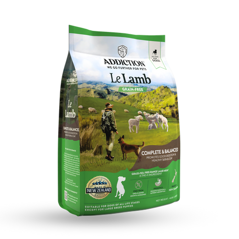 Addiction Le Lamb Dry Dog Food 1.8kg, 9kg