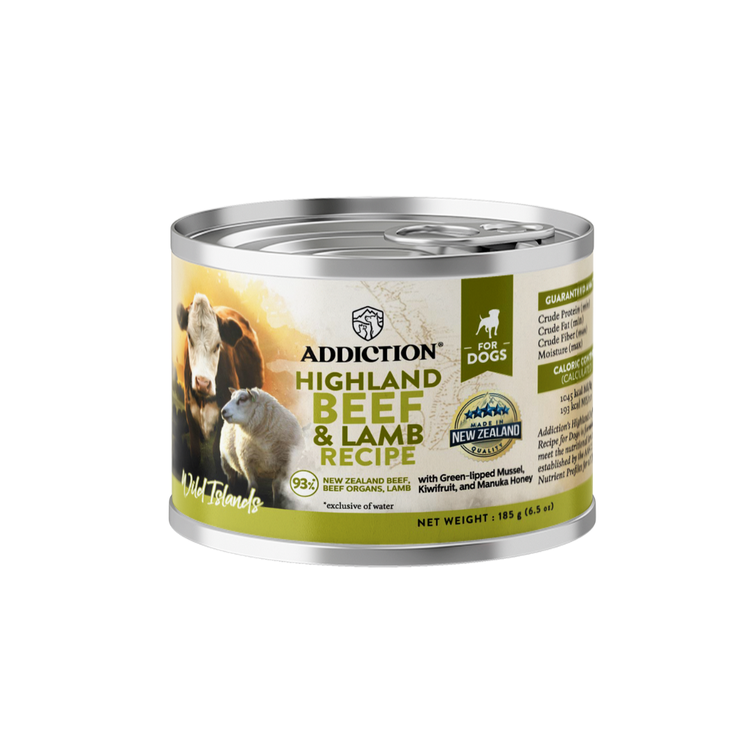 Wild Islands Highland Beef & Lamb Wet Can Dog Food 185g