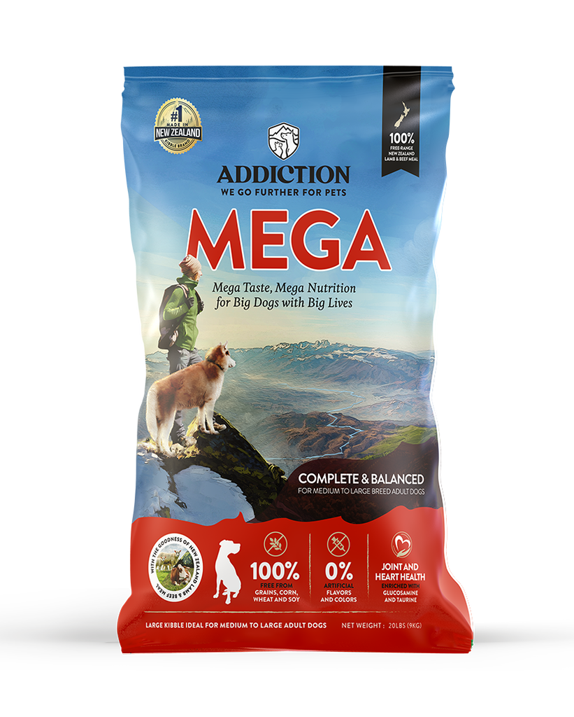 Addiction Mega Dry Dog Food 9 kg