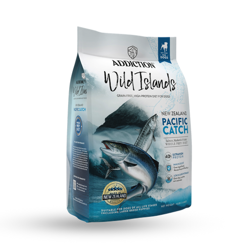 Wild Islands Pacific Catch Premium King Salmon, Mackerel & Hoki Dry Dog Food