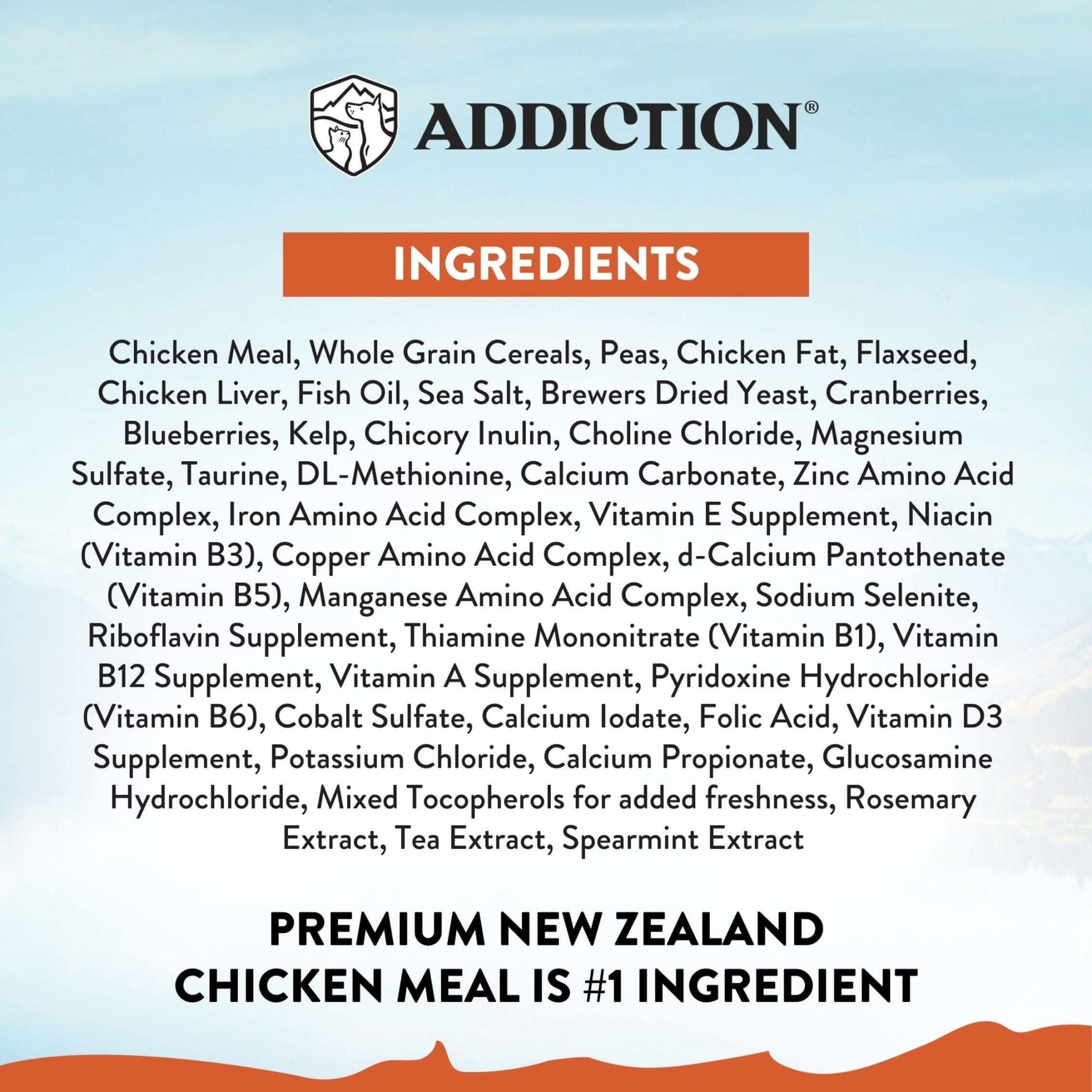Addiction Mega Chicken – Large Breed Adult 20 kg - Addiction Singapore