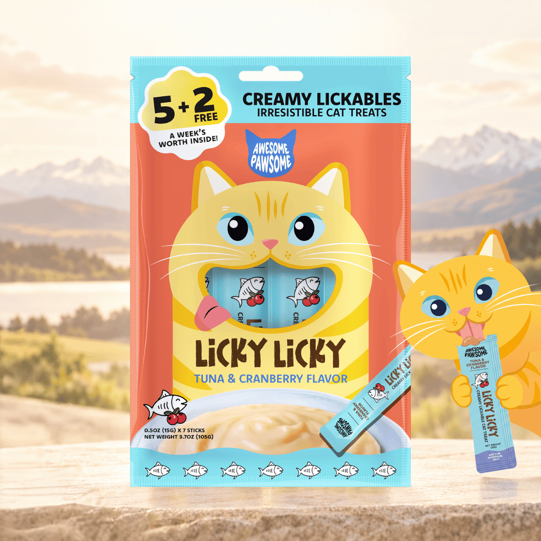 Awesome Pawsome Licky Licky Cat Treats - Addiction Singapore